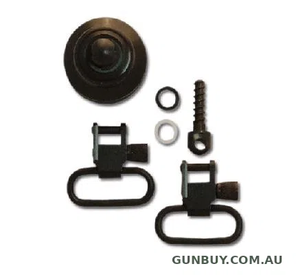 Grovtec Mossberg 590/835 Swivel Set 1 inch Loops Black-Oxide Finish
