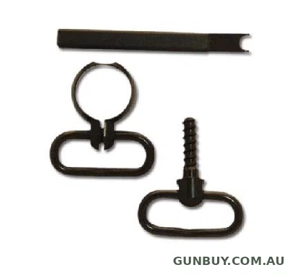 Grovtec Centrefire Lever Actions Swivel Set 1 inch Loops Black-Oxide Finish