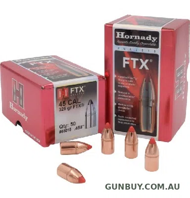 Hornady 45 Cal .458 325 gr FTX