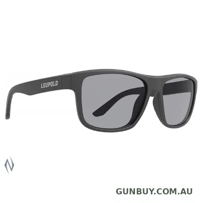 Leupold Katmai Sunglasses Matte Black Shadow Grey Flash