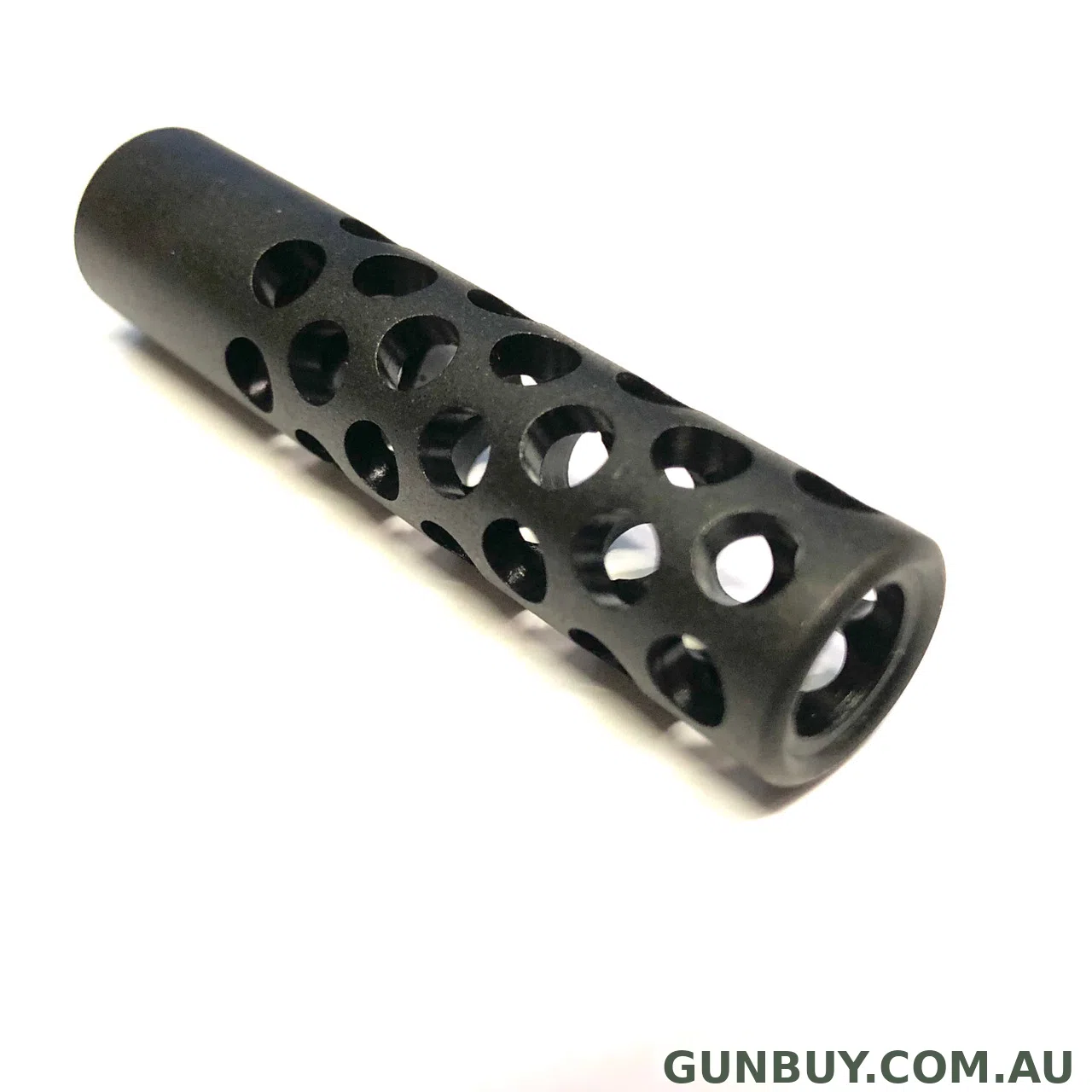 Grizzly Muzzle Brake Blued Thread: 1/2X28TPI Dia: 16MM