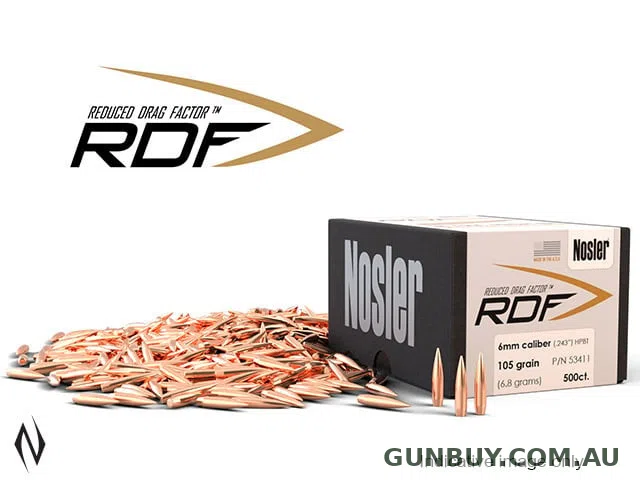 Nosler RDF 115gr HPBT 500PK