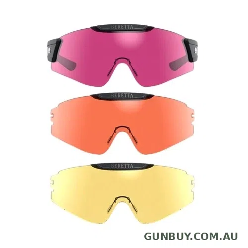 Beretta Mask Shooting Glasses Orange, Magenta and Yellow
