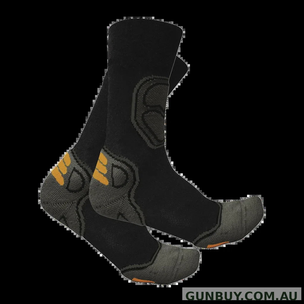 Spika Alpine Sock Adult Black Medium (9-11)