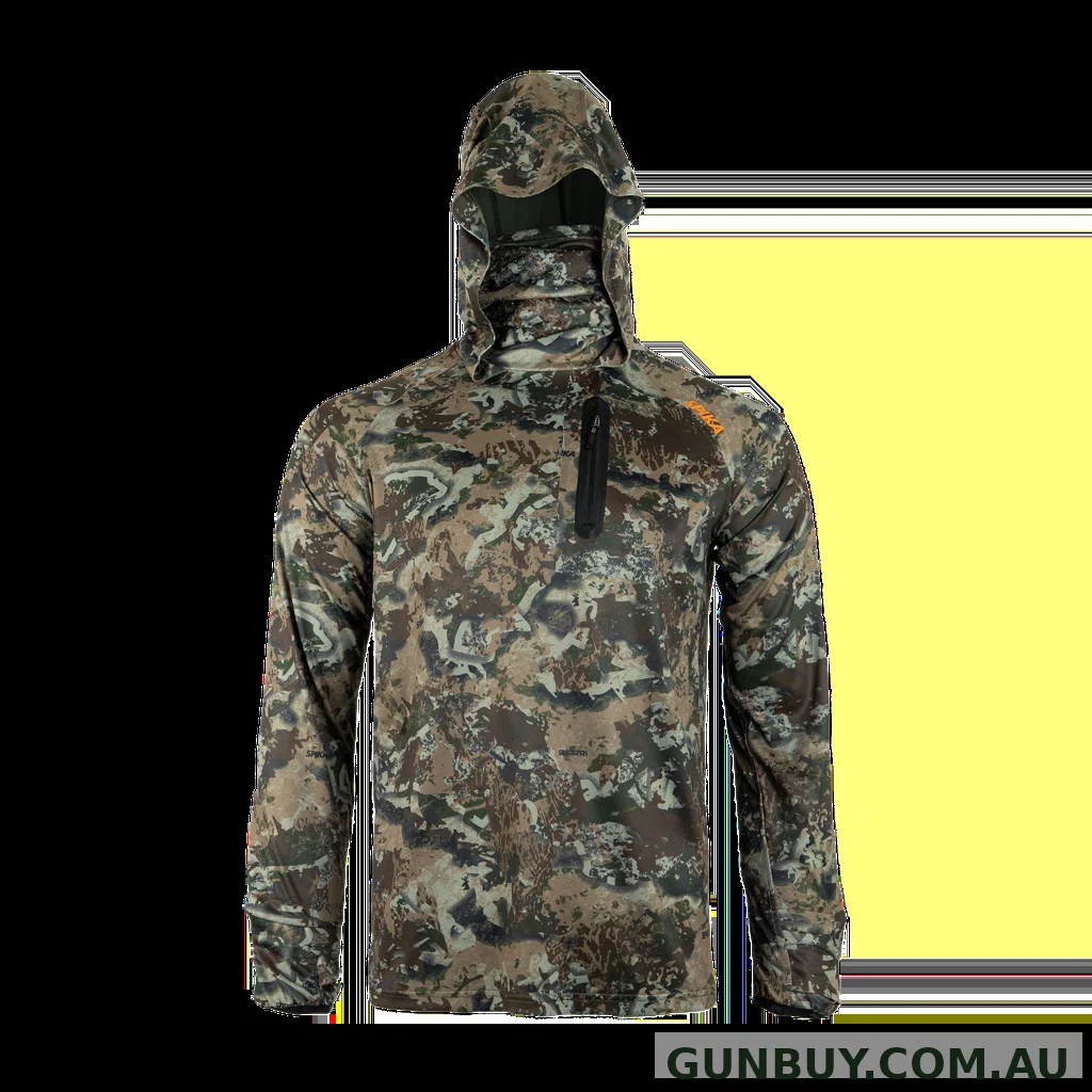 SPIKA Bandit Hoodie - Biarri Camo - Mens -2XL