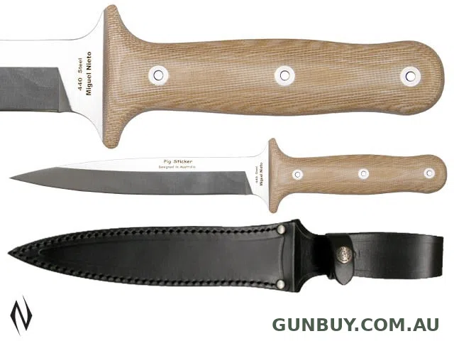 Nieto Pig Sticker Desert Mikarta White Blade