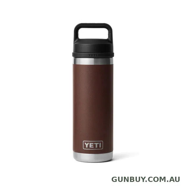 Yeti Rambler 18 oz Bottle Chug Wetlands Brown