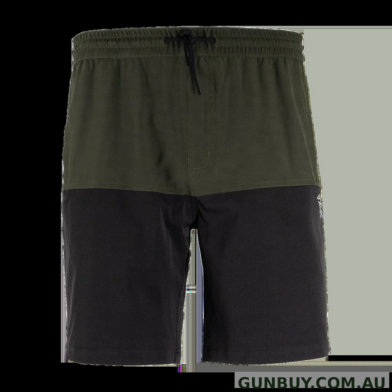 SPIKA MAKO SHORTS - MENS - OLIVE/BLACK - L - SKU : GOS-MKOB-1A4