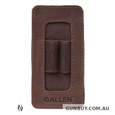 Allen Castle Rock Brown Leather Forend Ammo Holder 2 Rnds