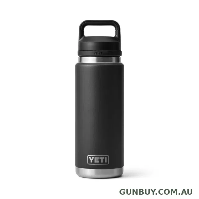 YETI Rambler 26oz Bottle Chug BLACK