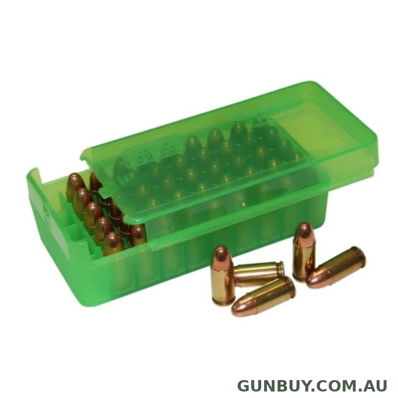 MTM Pistol Side Slide 50 - 45 ACP Clear Green