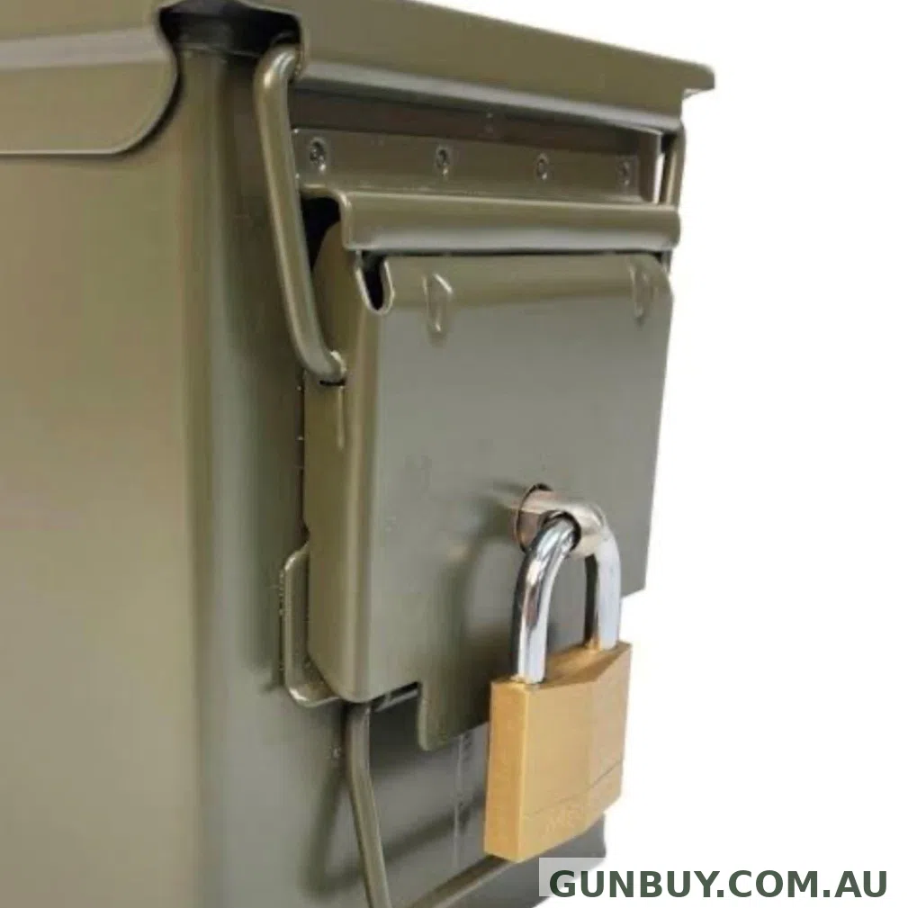 Grizzly Ammo Box Locking Kit With Brass Padlock