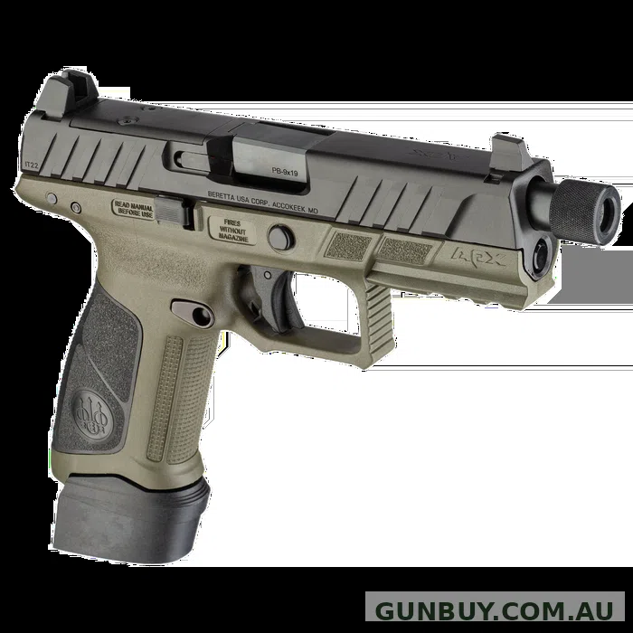 Beretta APX A1 OD Green Threaded Barrel 10 Round Sup Height Sights