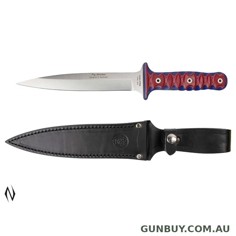 Nieto Pig Sticker Australian Flag 20cm Blade