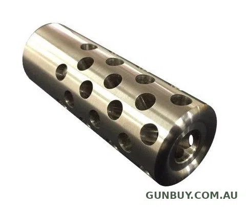 Grizzly Muzzle Brake Stainless 1/2x20TPI 15.75mm