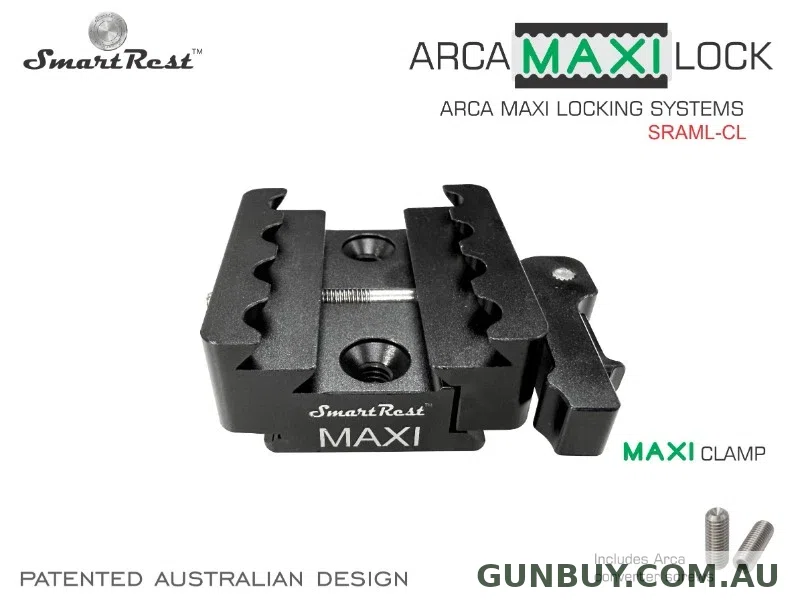 Smartrest Arca MAXI Lock - Clamp - MAXI + Arca + Picatinny clamp