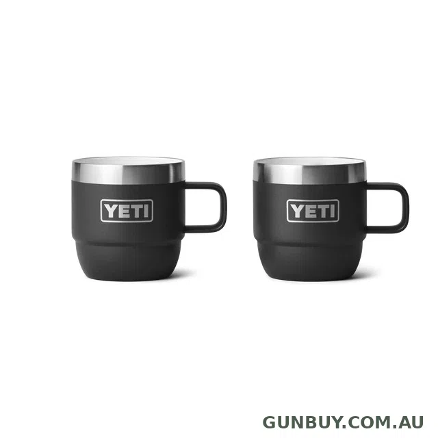 Yeti Rambler 6 Oz Espresso Mug Black 2 Pack V2