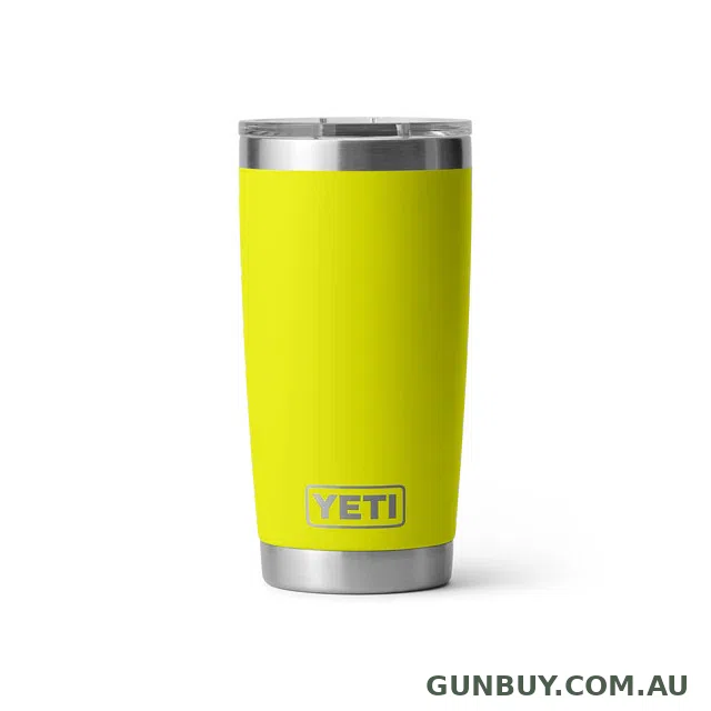 YETI Rambler 20 oz Tumbler MS Firefly Yellow