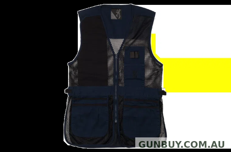 Browning Trapper Creek Shooting Vest Navy/Black 2XL
