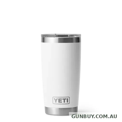 YETI Rambler 20oz w/MS Lid White