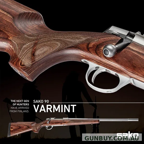 Sako 90 Varmint Laminated Stainless