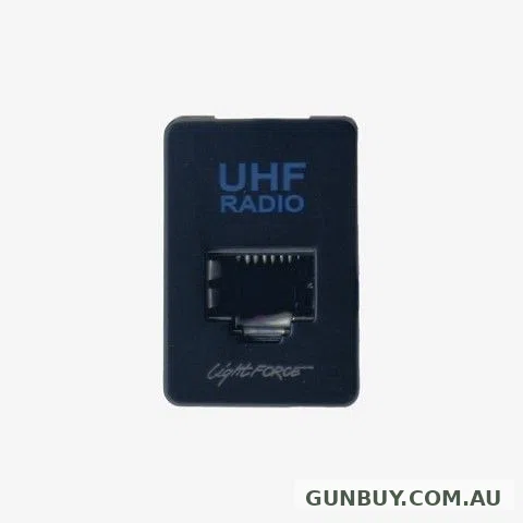 Lightforce UHF Face Plate RJ45 Suits Toyota Blue