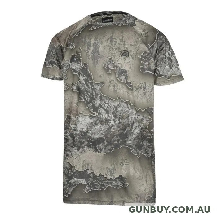 Ridgeline Mens Micro Lite S/S Tee Excape Camo - XS
