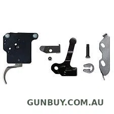Rifle Basix Silver Remington 700 Replacement Trigger with Bolt Stop 1.5lbs-4lbs