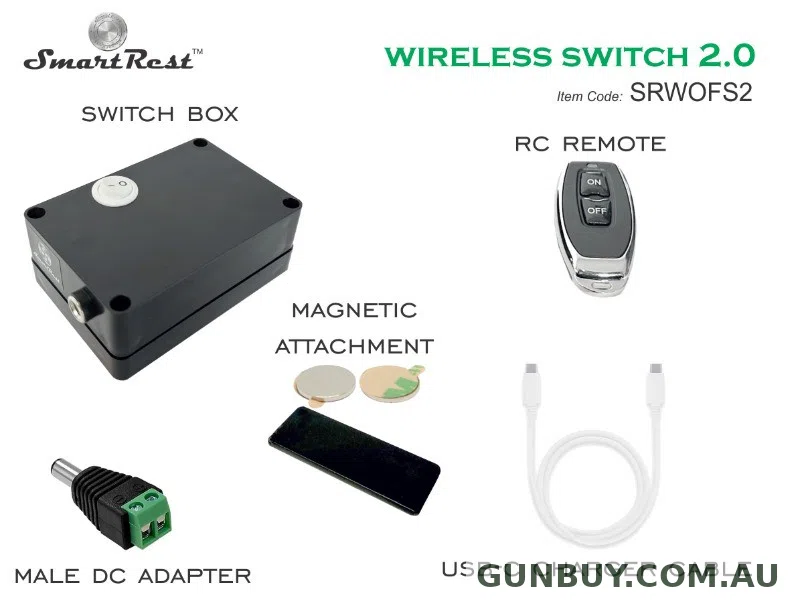 Smart Rest Wireless Switch 2.0 + Laser Kit Pre Wired