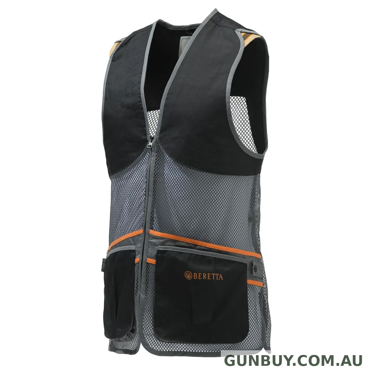 Beretta Full Mesh Vest Black & Gray M