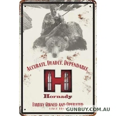 Hornady Joice Tin Sign
