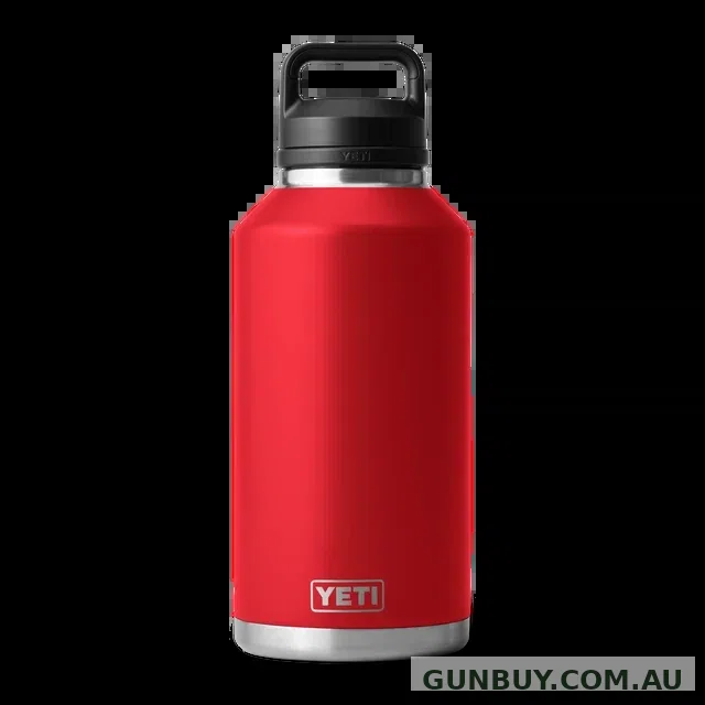 Yeti Rambler 64 oz Bottle Chug Rescue Red