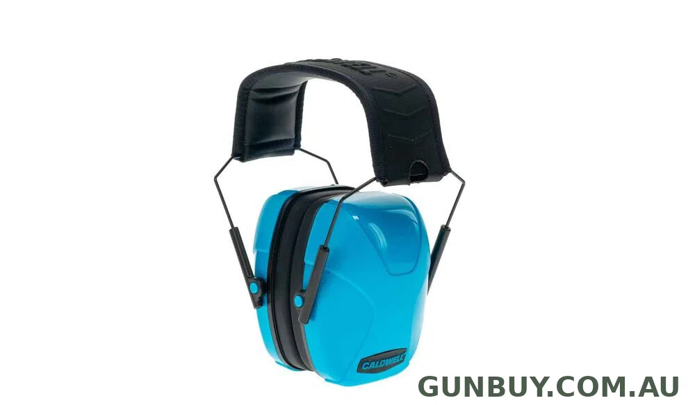 Caldwell Youth Passive Ear Muffs Neon Blue