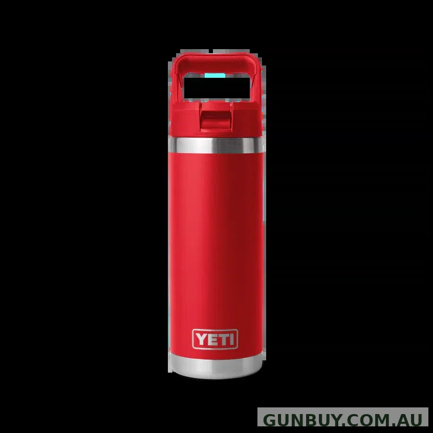 YETI Rambler 18 oz C Straw Bottle V2 Rescue Red