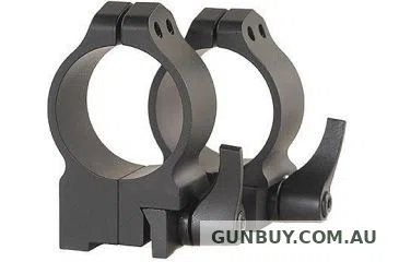 Warne 30mm Ruger M77 QD Med Matte Rings