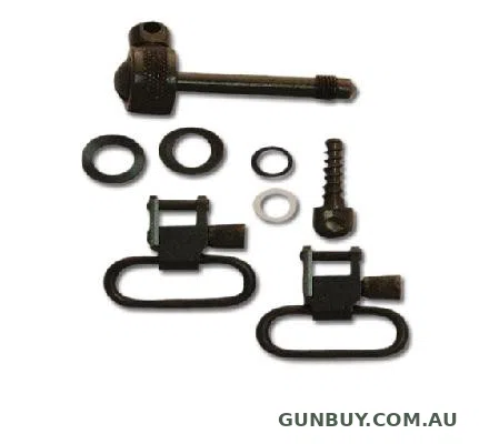 Grovtec Remington 7400 and Four Autoloaders Swivel Set 1 inch Loops Black-Oxide Finish