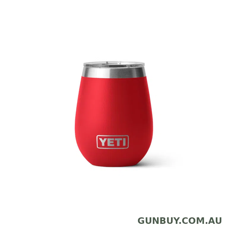 Yeti Rambler 10oz Wine Tumbler Rescue Red