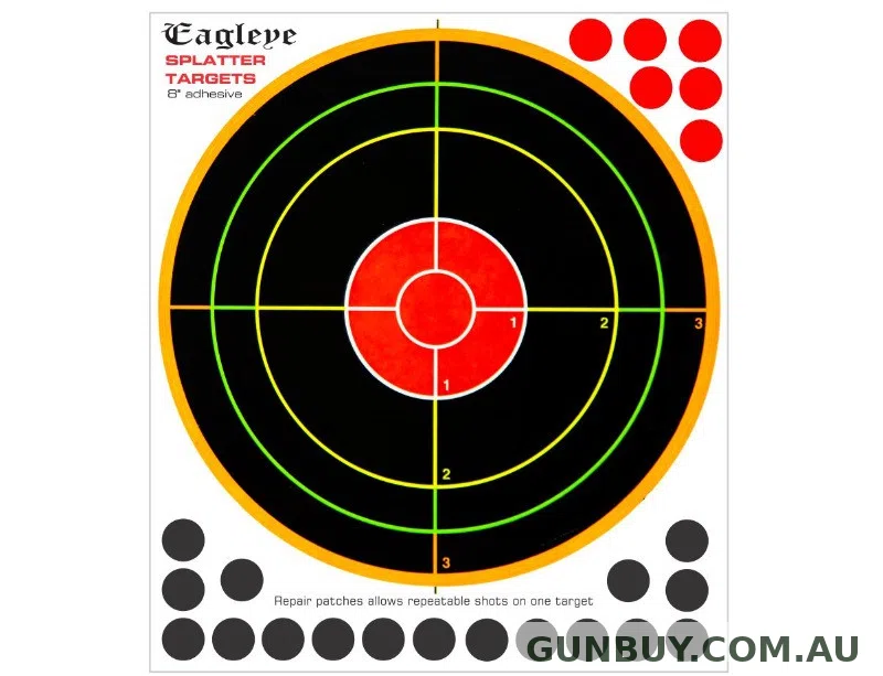 EAGLE 8 INCH ADHESIVE TARGET 5PK - SKU: EET8A-5 Item