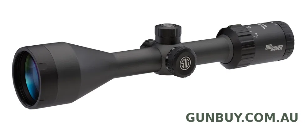 Sig Sauer Whiskey 3 Scope, 3-9x50mm, 1" Quadplex Reticle