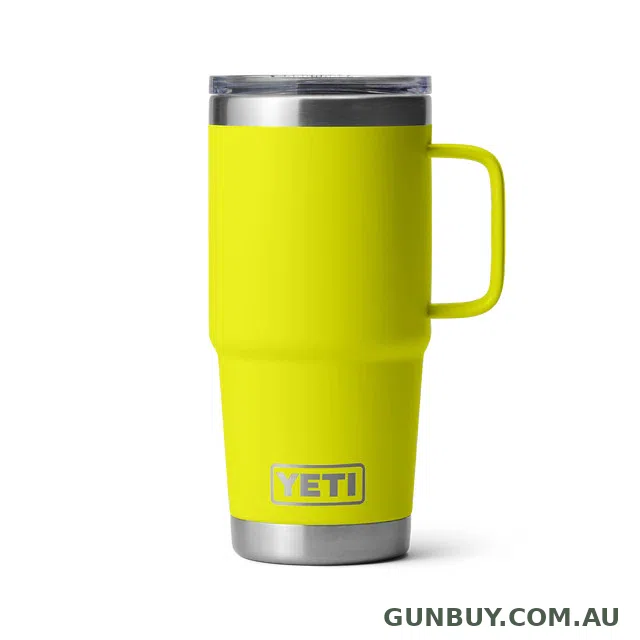 Yeti Rambler 20 oz Travel Mug Firefly Yellow