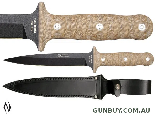 Nieto Pig Sticker Desert Mikarta Black Blade