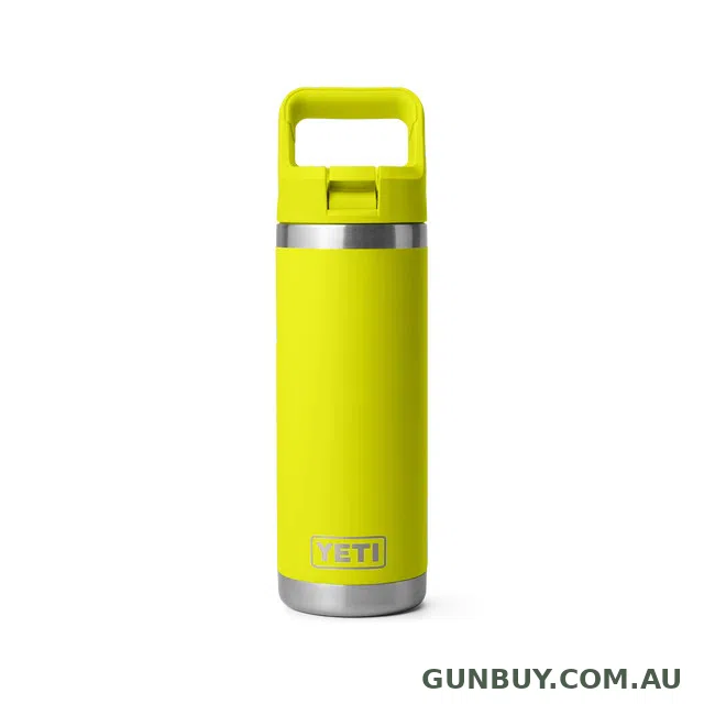 Yeti Rambler 18 oz C Straw Bottle Firefly Yellow