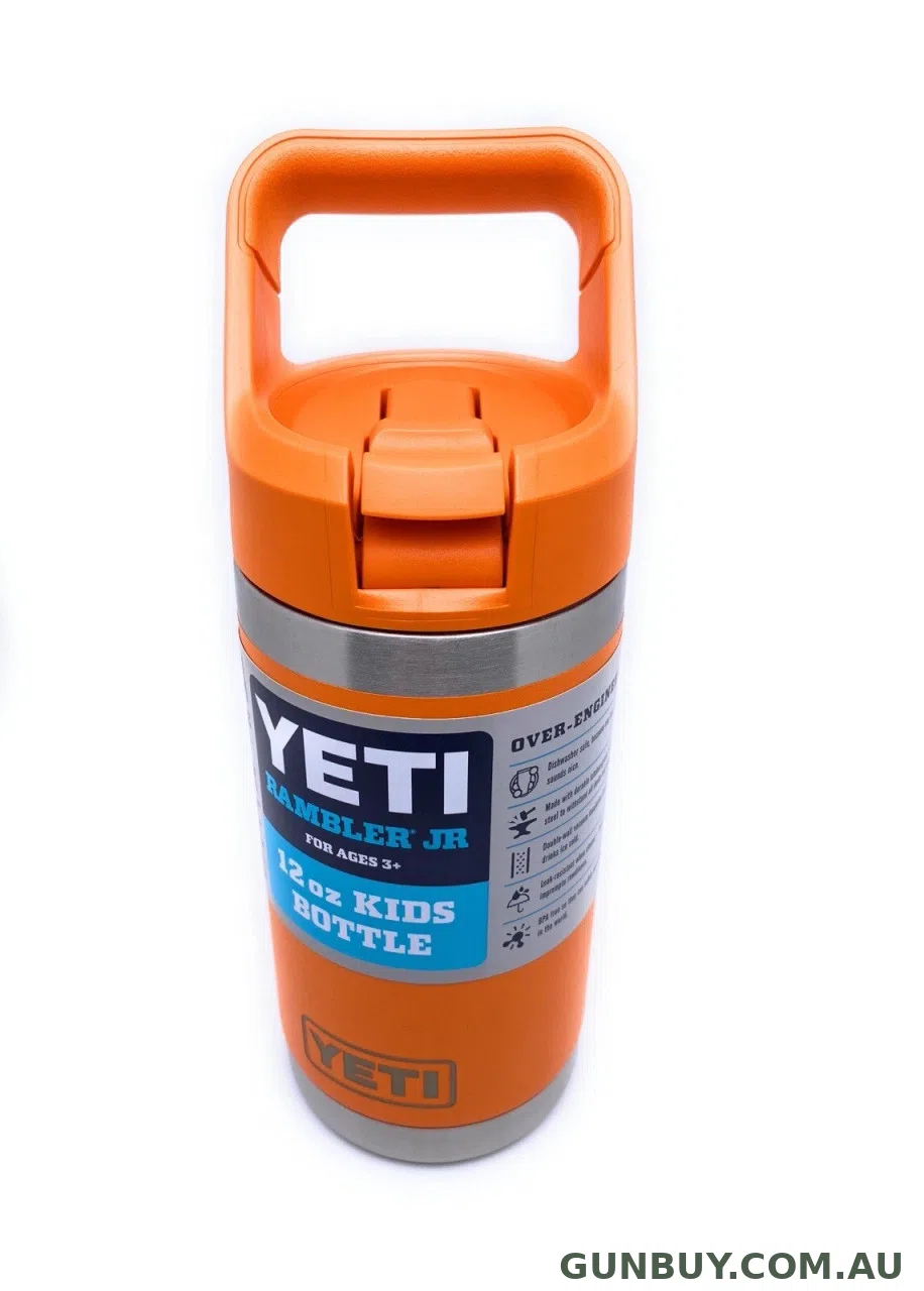 Yeti Rambler Jr 12 oz Kids Bottle King Crab Orange