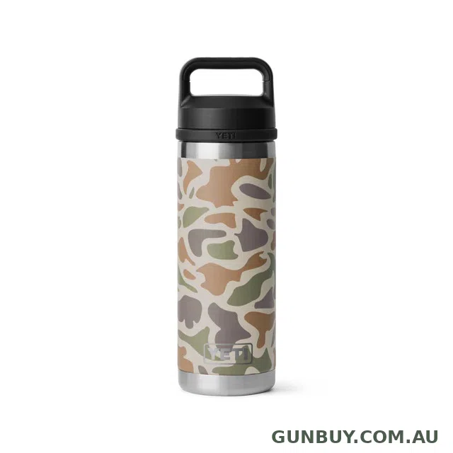 Yeti Rambler 18 oz Bottle Chug TAN CAMO