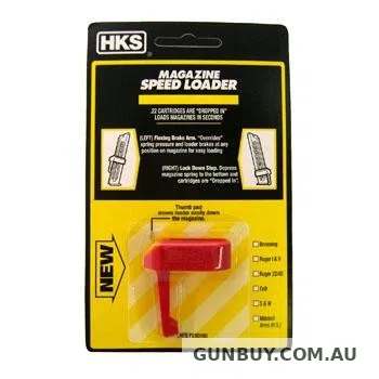 HKS Model 22-R Magazine Speedloader - fits Ruger MkI, MkII