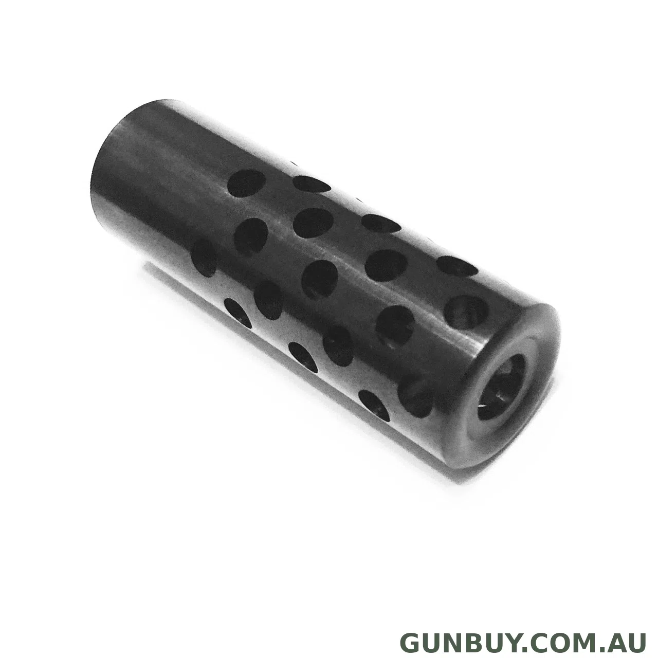 GRIZZLY MUZZLE BRAKE BLUED - THREAD: M17X1P - DIA: 19MM