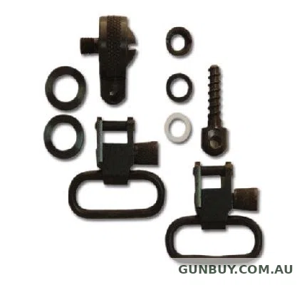 Grovtec Most Pumps and Autos Swivel Set 1 inch Loops Black-Oxide Finish