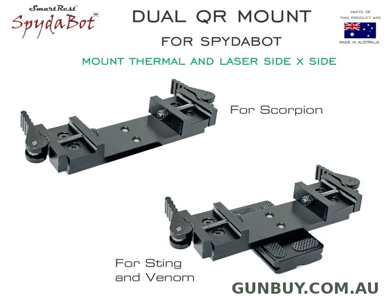 SpydaBot Dual Laser + Thermal Mount Side x Side - SKU: SRSPYLM