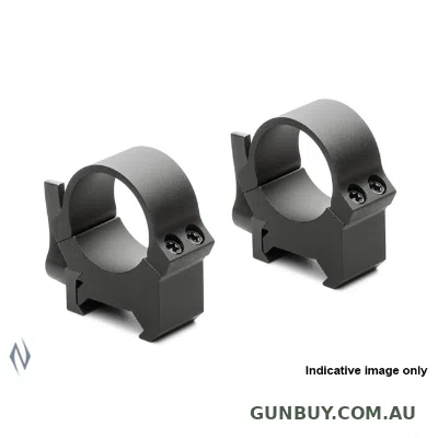 LEUPOLD QRW2 1IN RINGS LOW GLOSS