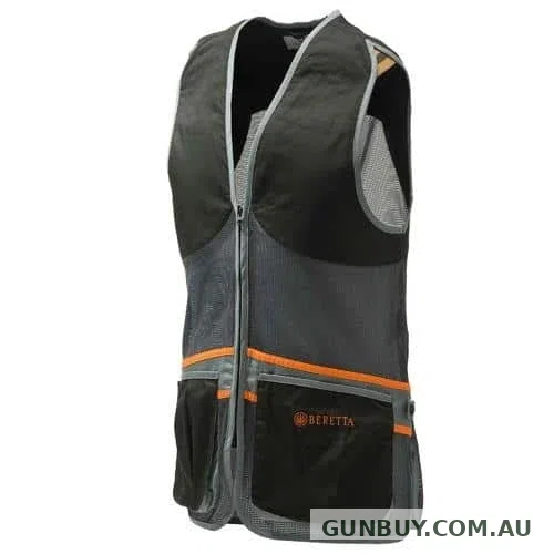BERETTA Full Mesh Vest Black & Gray 2XL